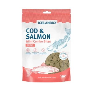 Icelandic+ Mini Cod & Salmon Combo Bites Cat Treats 1.7 oz