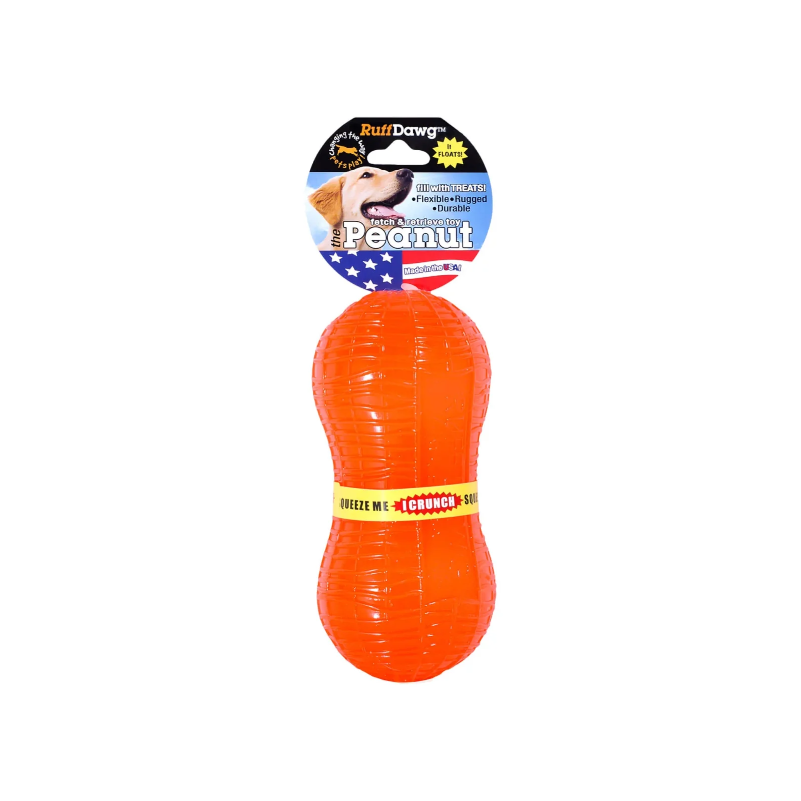 Ruff Dawg Rubber Dog Toys with Crunch - Image 2