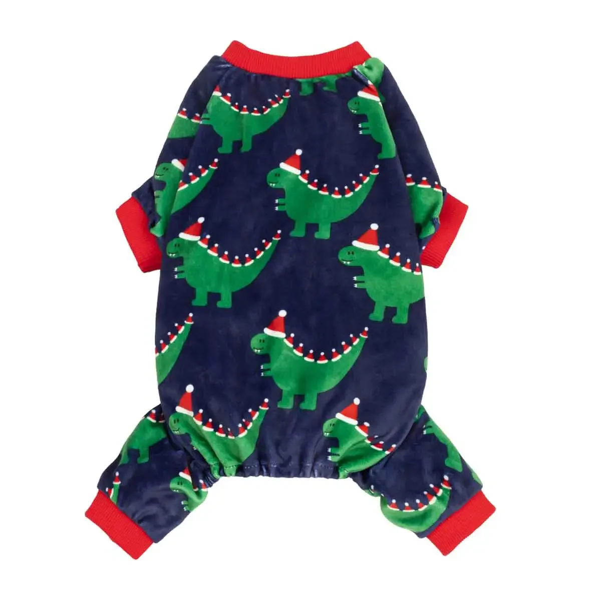 Funny Dinosaur Dog Christmas Pajamas