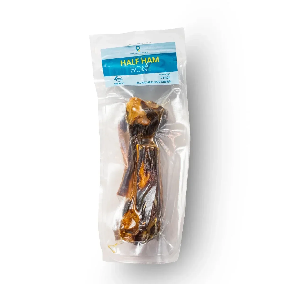 Platinum Pet Dog Treats - Half Ham Bone Serrano