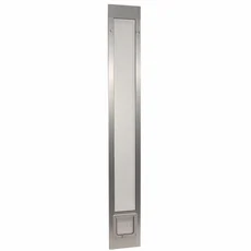 Ideal Pet "Fast Fit" Pet Patio Doors 75" - Cat Flap Small (Mill) - Image 2