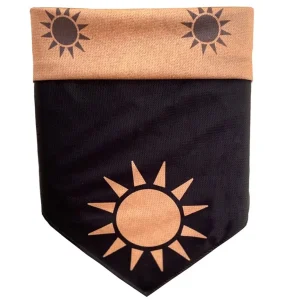 Walk-e-Woo Reversible Dog Bandana and Dog Leash - Athletic Fabric