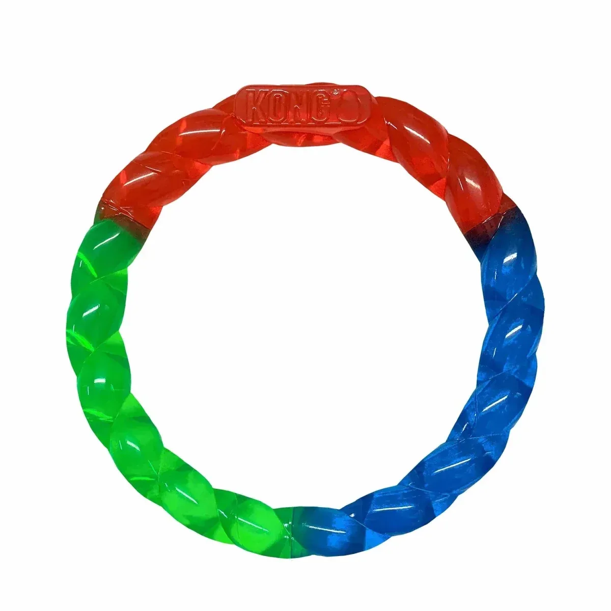 KONG Twistz Ring Dog Tug Dog Toy - Image 2