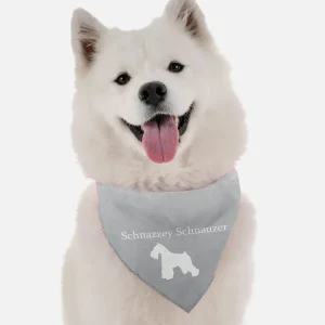 Schnazzey Schnauzer Dog Bandana by BanDoggie