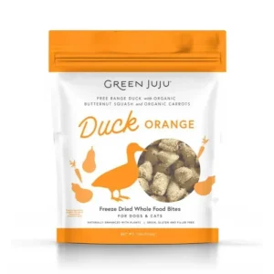 Green Juju Duck Orange Freeze Dried Toppers - 7.5 oz Bag