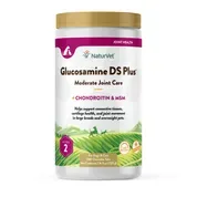 NaturVet Glucosamine DS Plus Level 2 Moderate Joint Care Support Supplement for Dogs and Cats