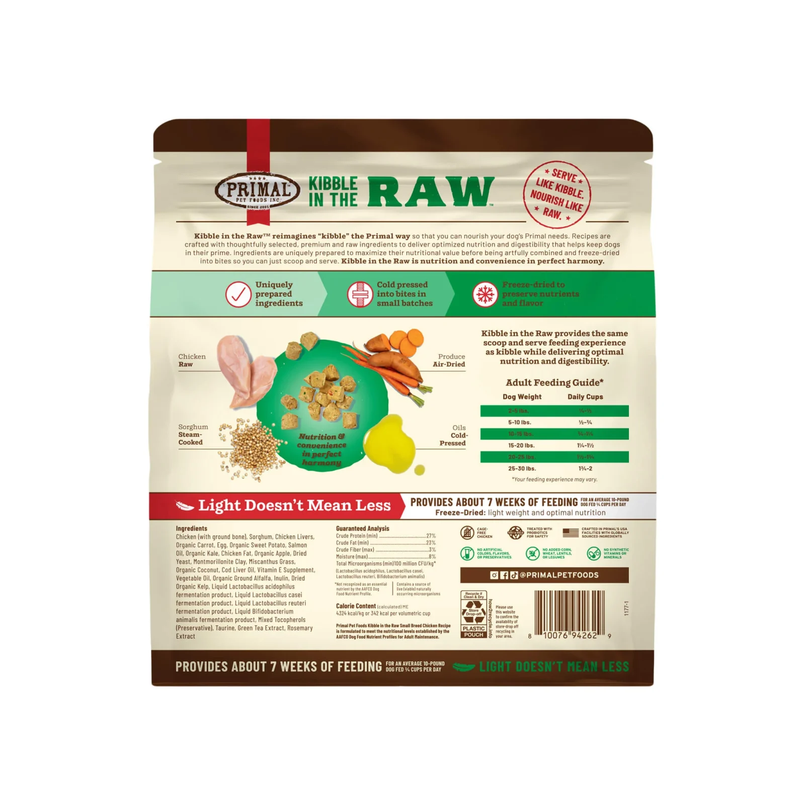 Primal Freeze Dried Kibble in the Raw Small Breed Dog Food - Image 2
