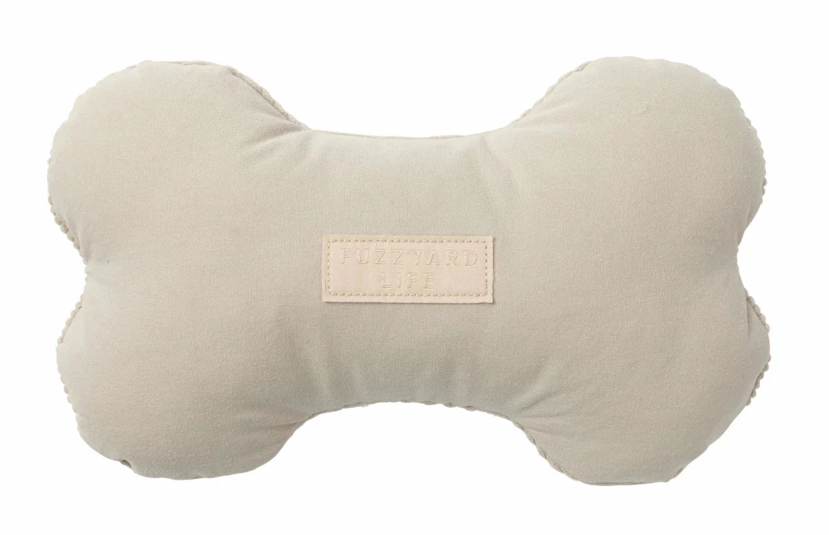 FuzzYard Life Dog Toy Bone, Sandstone