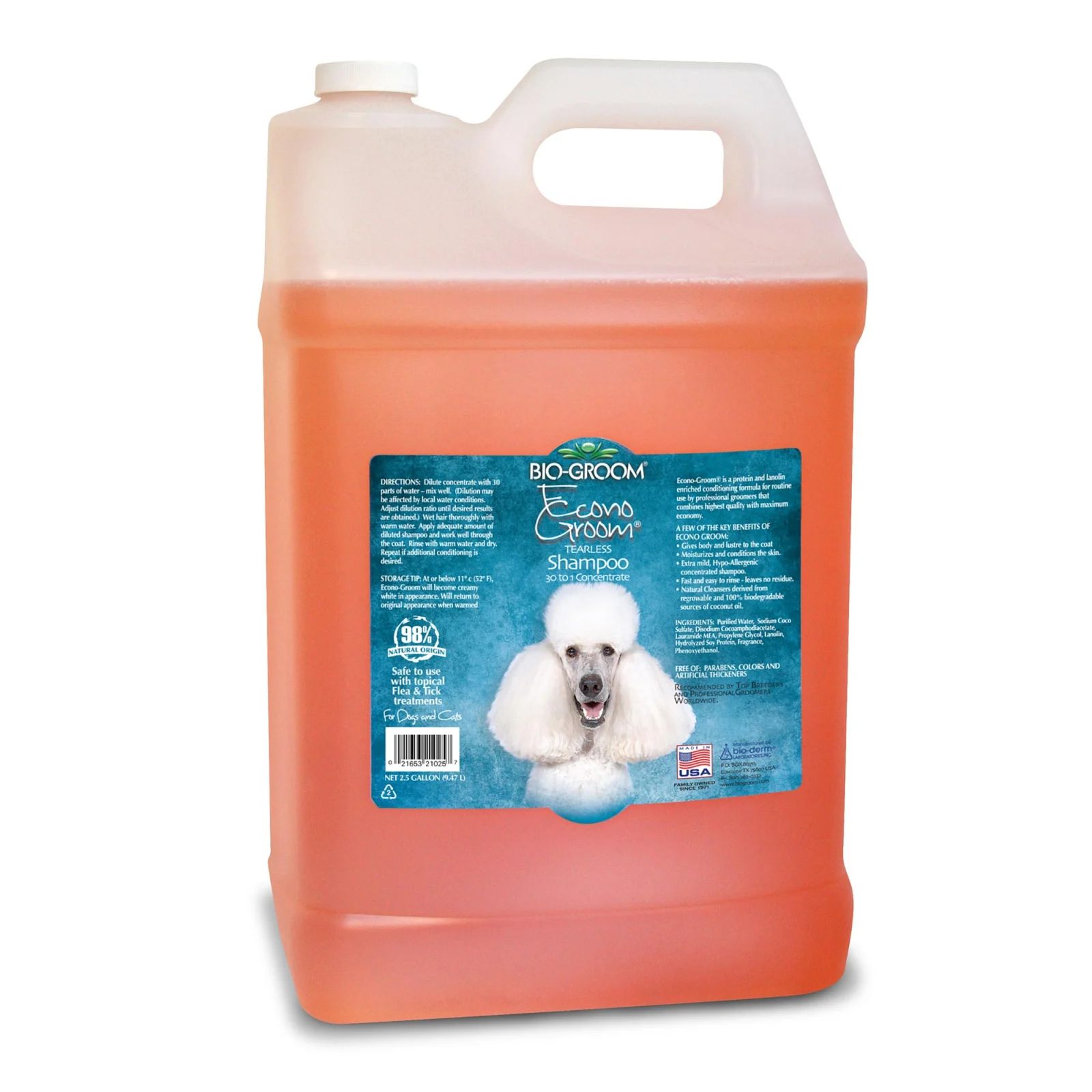 Case Pack – Econo-Groom® Tear-Free Concentrate Dog Shampoo - Image 2