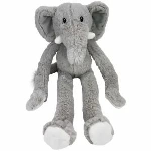 Multipet Swingin' Safari Elephant Plush Dog Toy 19 in