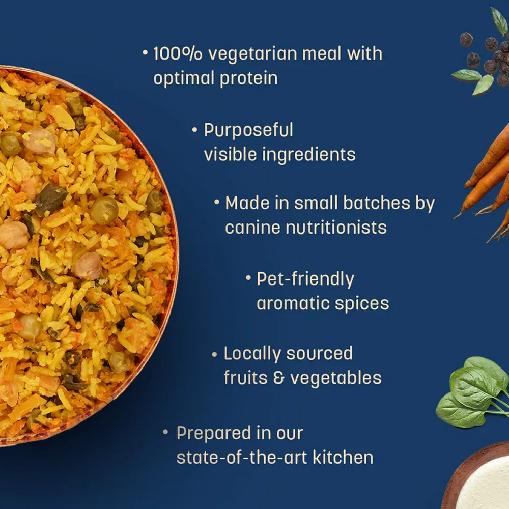 Sara's Wholesome Flavours Of India Vegetable Biryani Dog Wet Food - Image 2