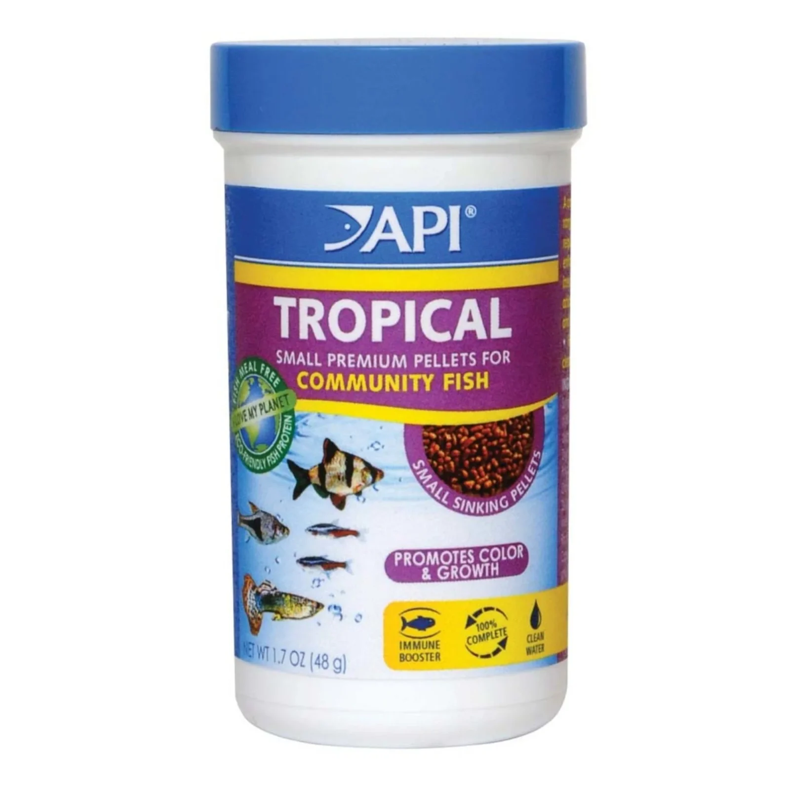 API Tropical Premium Flakes Fish Food, 0.36 oz