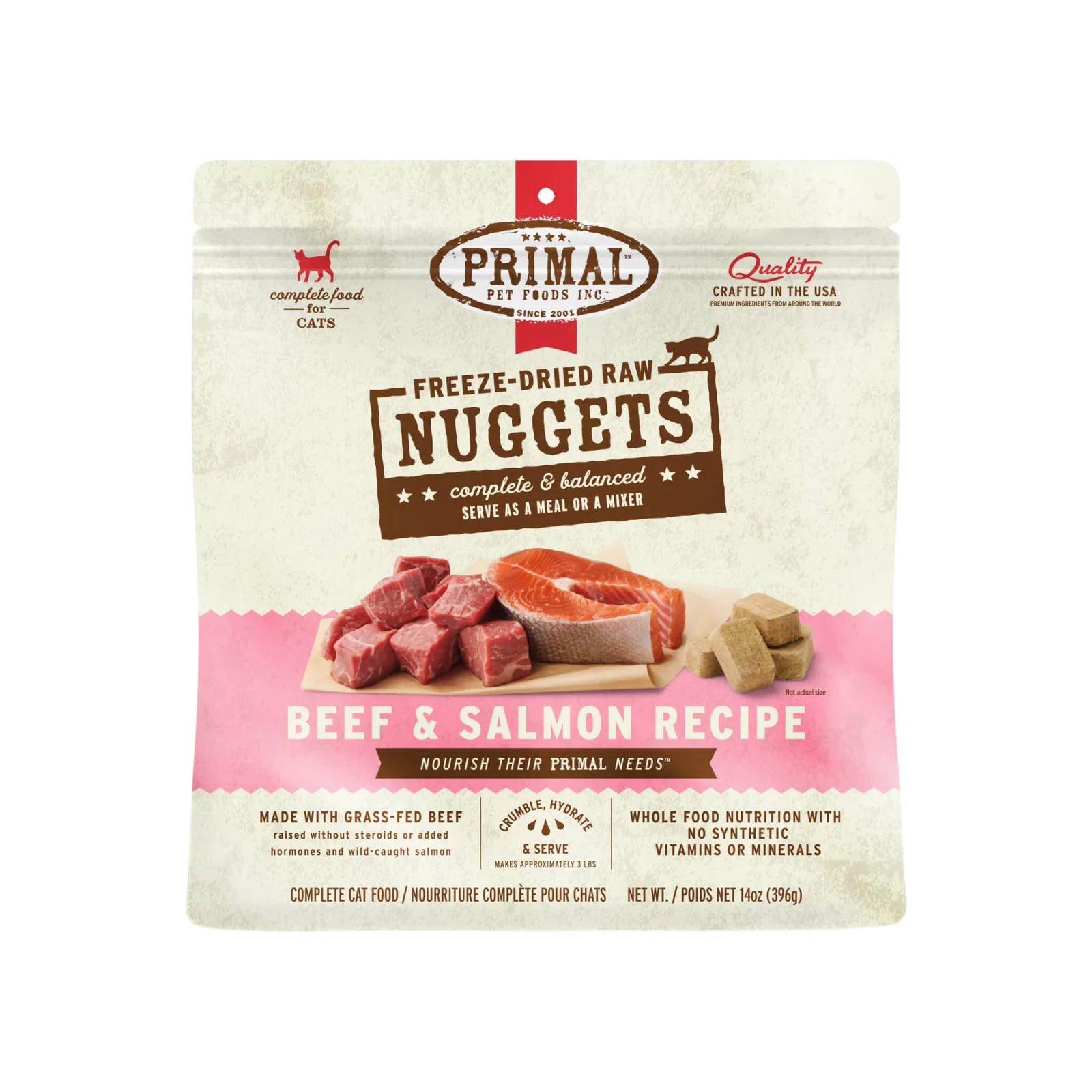 Primal Pet Foods Freeze Dried Nuggets Cat Food