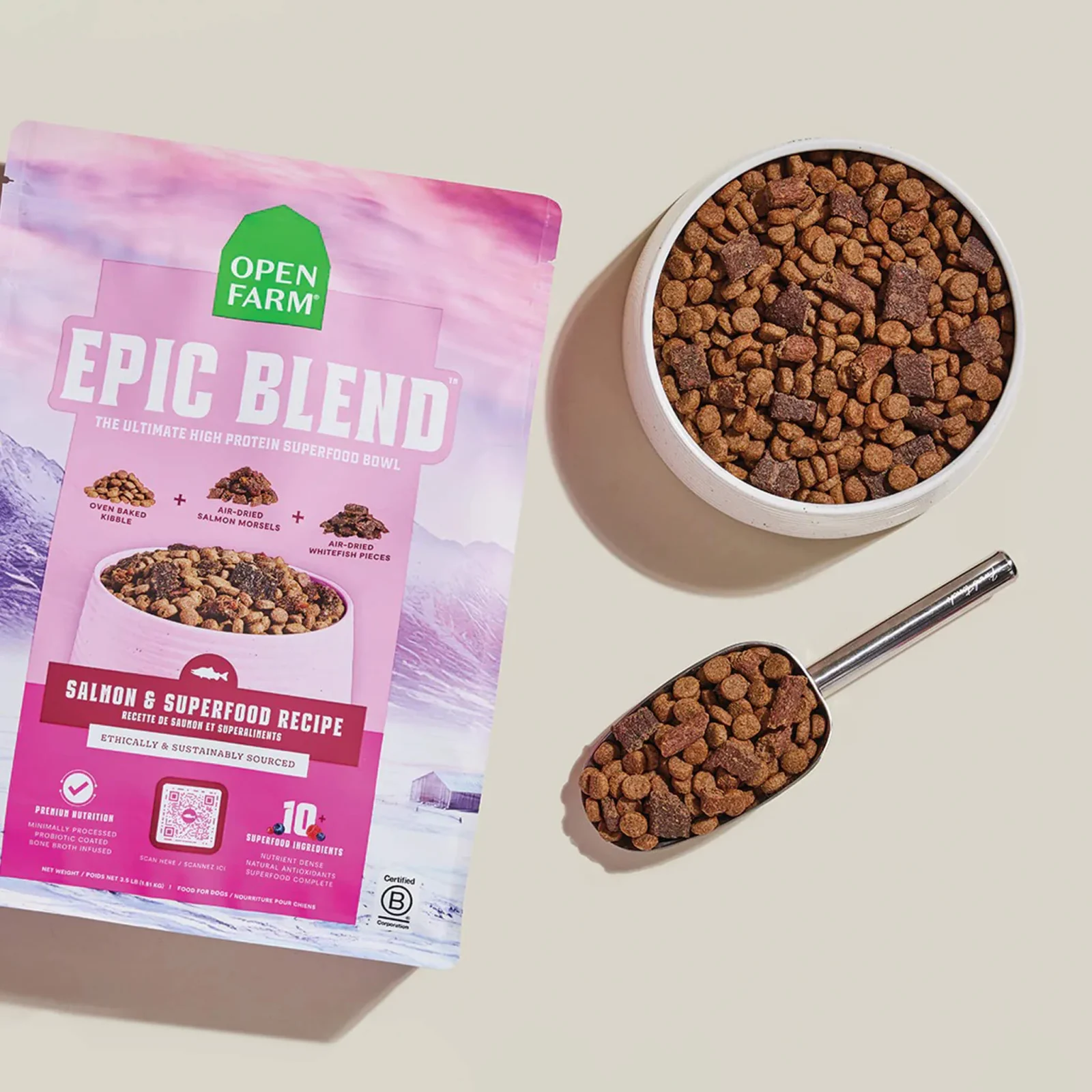 Open Farm Superfood Epic Blend Grain Inclusive Dry Dog Food - Image 2