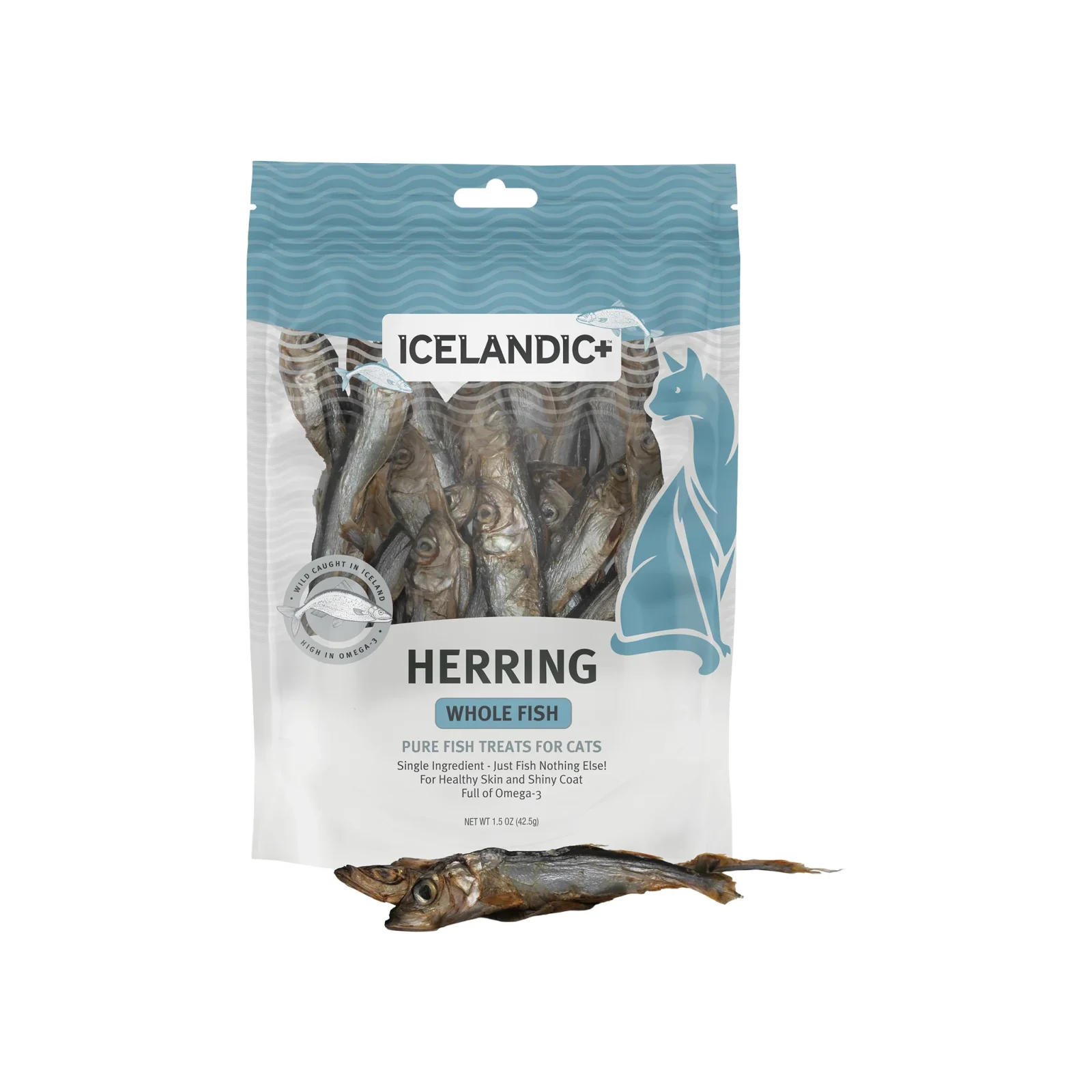 Icelandic+ Grain Free Whole Fish Cat Treats - Image 2