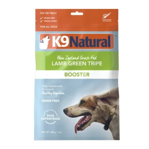 K9 Natural Dog Freeze-Dried Booster Lamb Green Tripe 7 oz