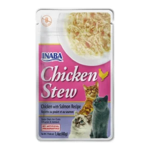INABA Chicken Stew Chicken with Salmon Recipe Cat Wet Food