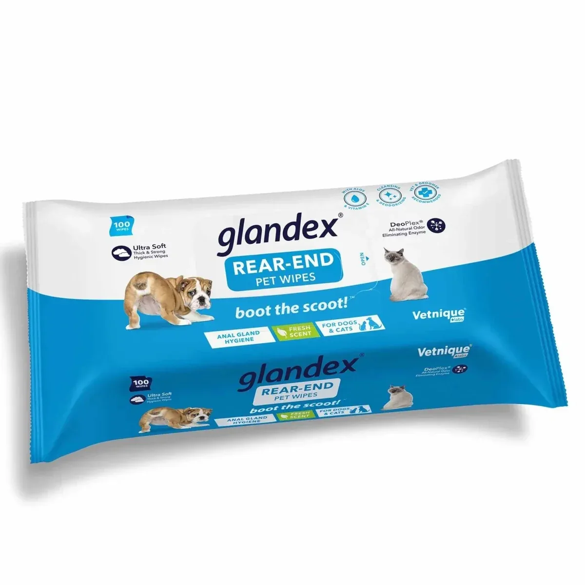 Glandex Anal Gland Pet Wipes 100 ct - Image 2