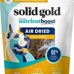 Solid Gold NutrientBoost Chicken and Superfood Gently Air-Dried Dog Food Topper or Treat