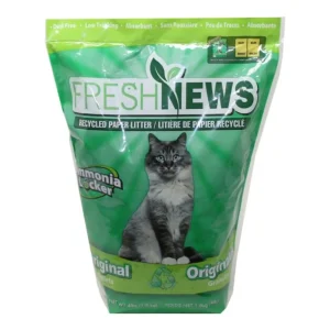 Fresh News Paper Cat Litter, 4 lb each, Case of 6
