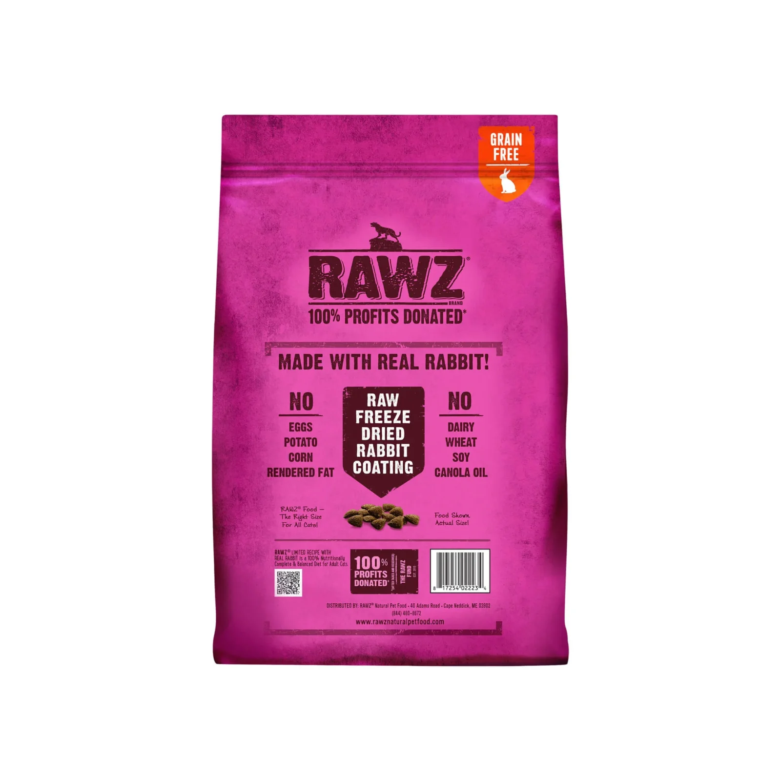 RAWZ Limited Ingredient Rabbit Dry Cat Food - Image 2