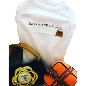 Barkin for a Birkin Dog Tee by Bark Fifth Avenue