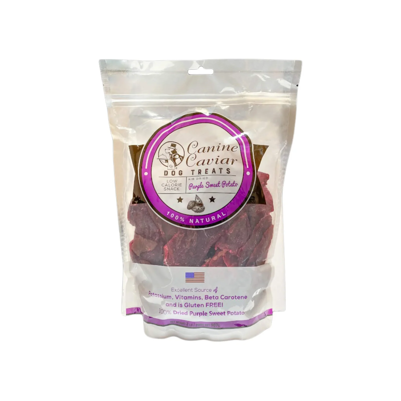 Canine Caviar Single Ingredient Dried Sweet Potato Treats for Dogs - Image 2