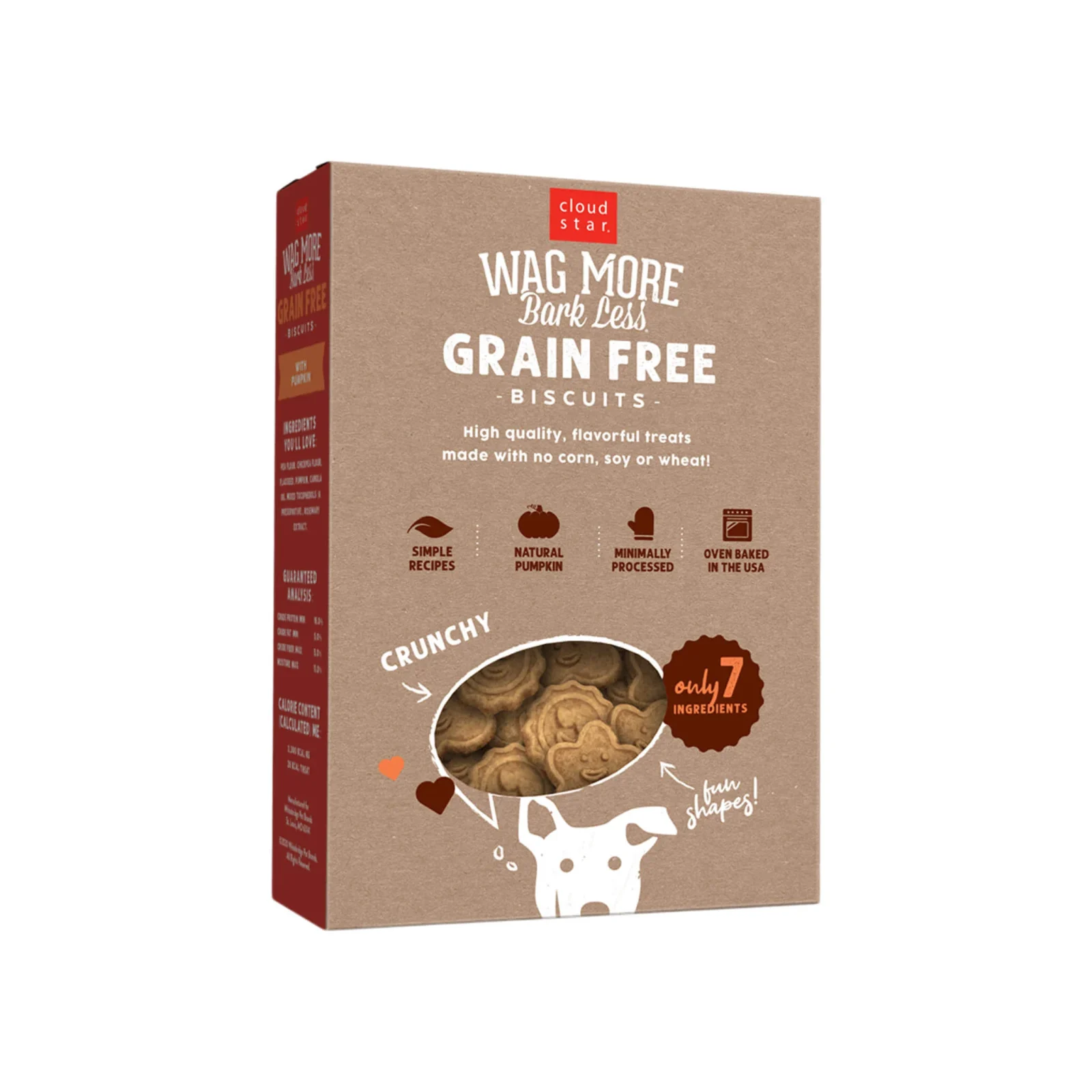 Cloud Star Wag More Bark Less Oven Baked Grain Free Dog Biscuits - Image 2