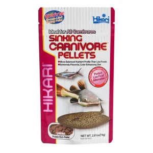 Hikari USA Sinking Carnivore Pellets Fish Food, 2.61 oz