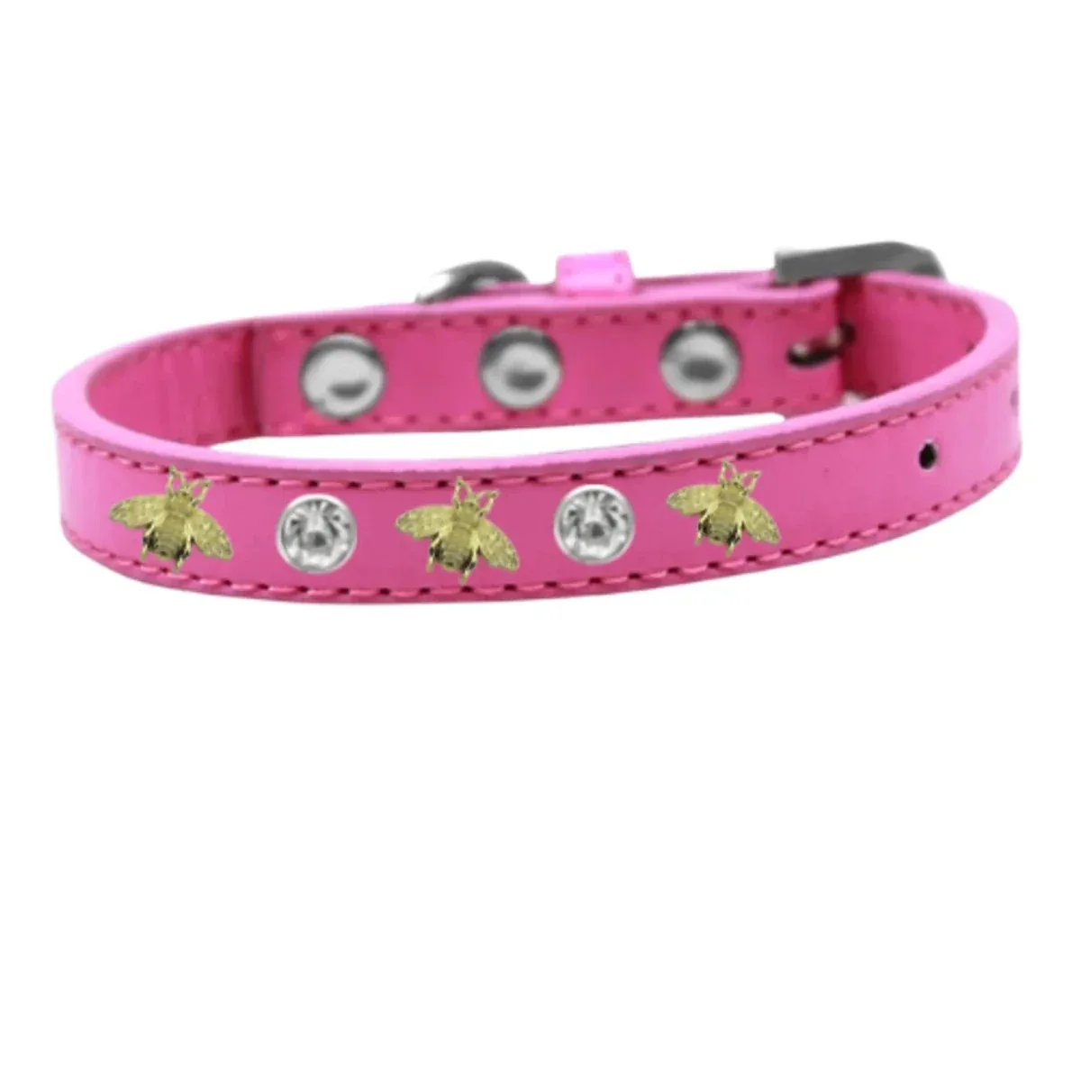 Studded Bee Dog Collar