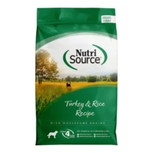 NutriSource Dry Dog Food Turkey & Rice 4 lb