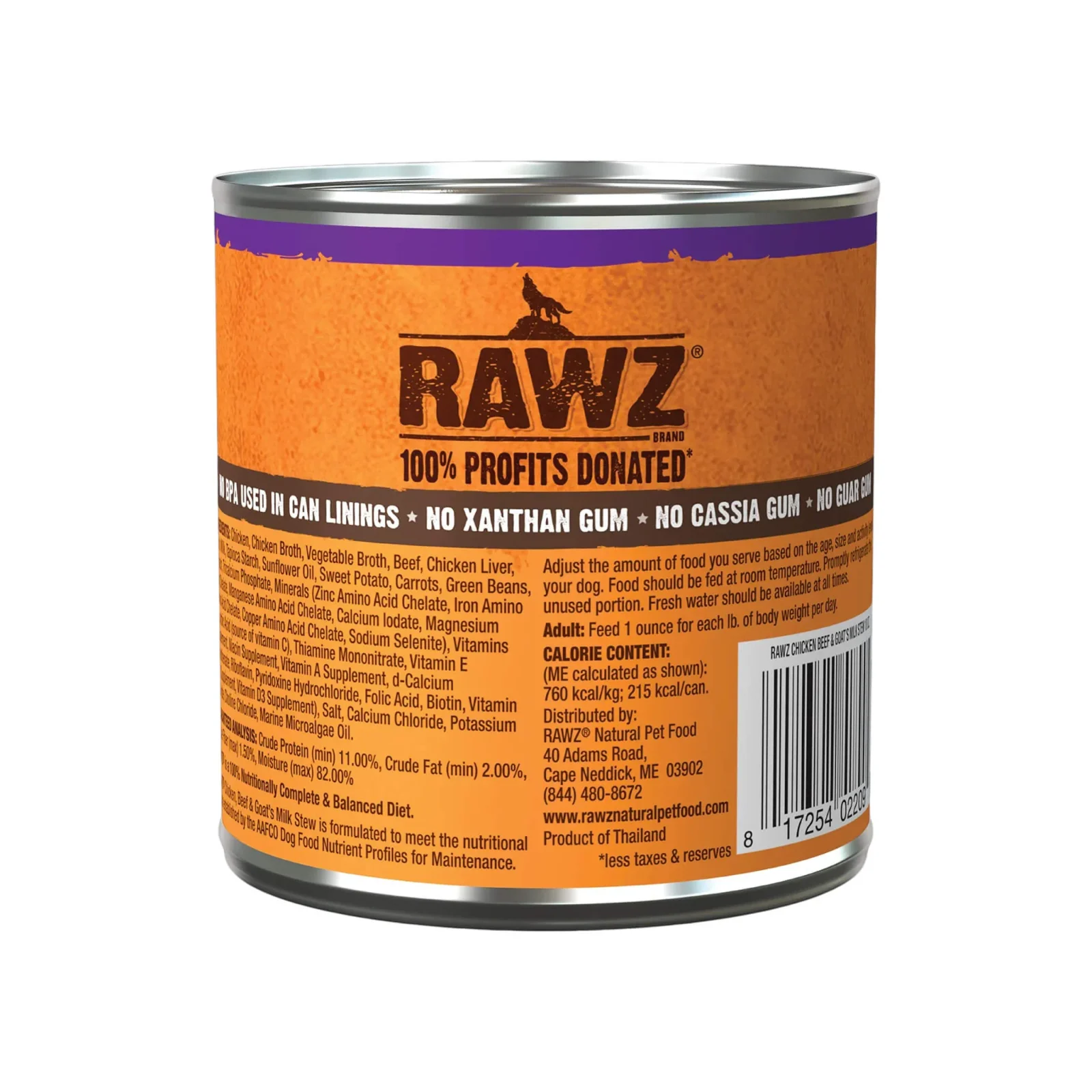 RAWZ Goat's Milk Stew Wet Dog Food - Image 2