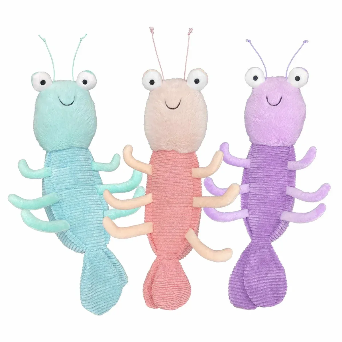 Multipet Margaritaville Jumbo Shrimp Plush Dog Toy Assorted 20 in - Image 2