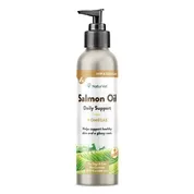 NaturVet Salmon Oil Skin & Coat Plus Omegas Supplement for Dogs and Cats
