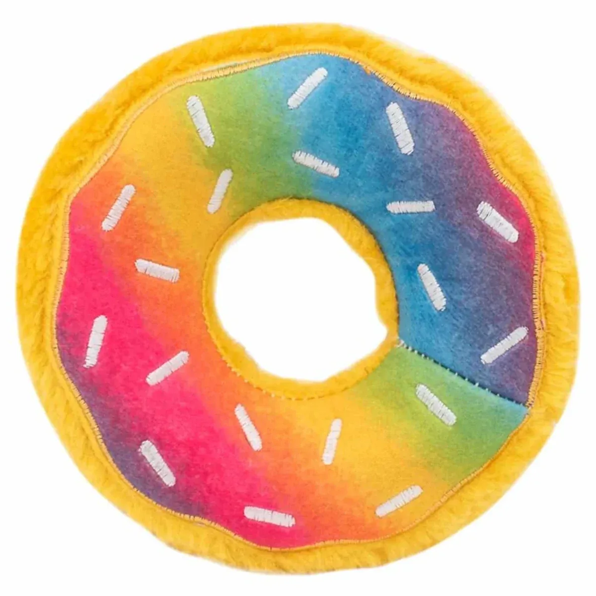 ZippyPaws Jumbo Donutz Rainbow - Image 2