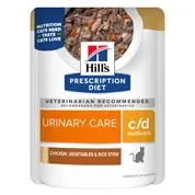 Hill's Prescription Diet c/d Multicare Urinary Care Chicken, Vegetables, & Rice Stew Recipe Wet Cat Food