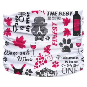 Wags and Wine Pup Scruff - Slip-On Dog Neck Scarf