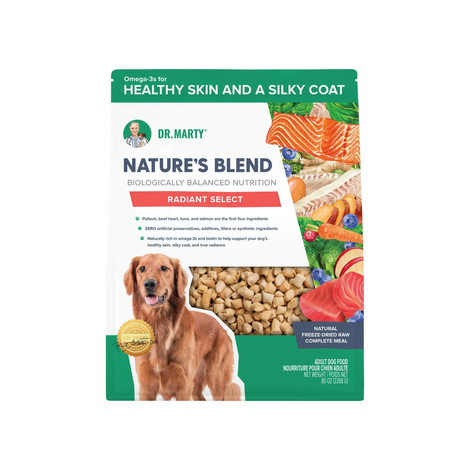 Dr. Marty Nature's Blend Radiant Select Freeze Dried Dog Food