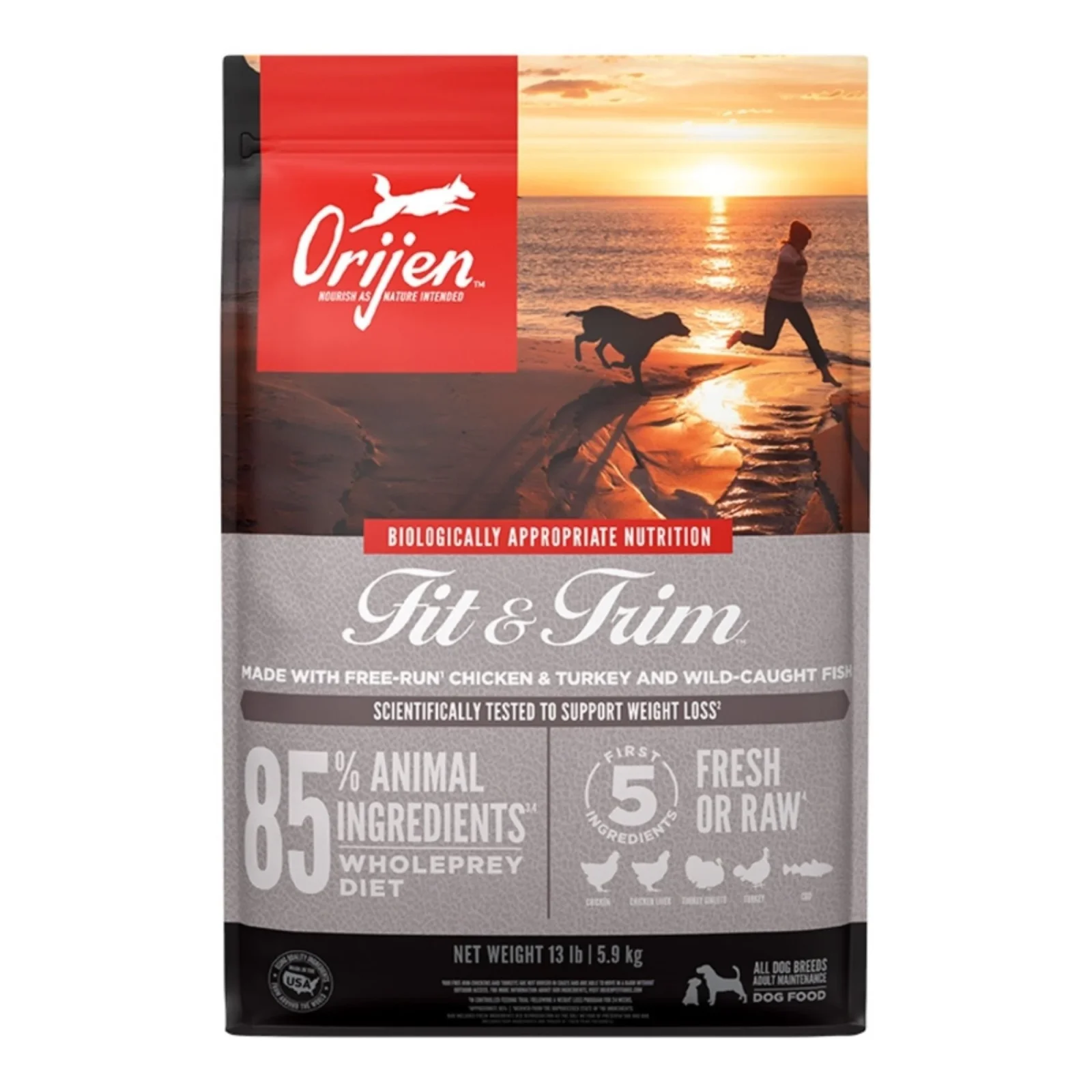Orijen Fit Trim Dog Food, 13 lb