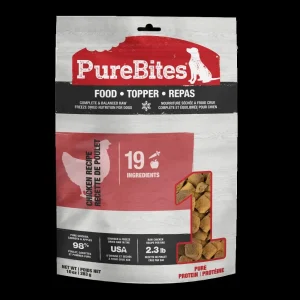 Purebites Chicken Recipe Freeze-Dried Dog Food Topper