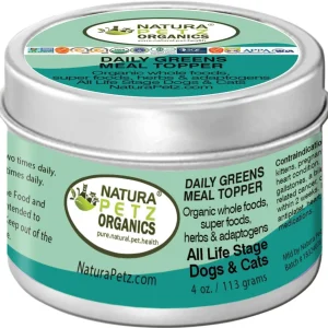 The Petz Kitchen Daily Greens Glow Meal Topper - Multi-Vitamin & Mineral Support for Dogs & Cats