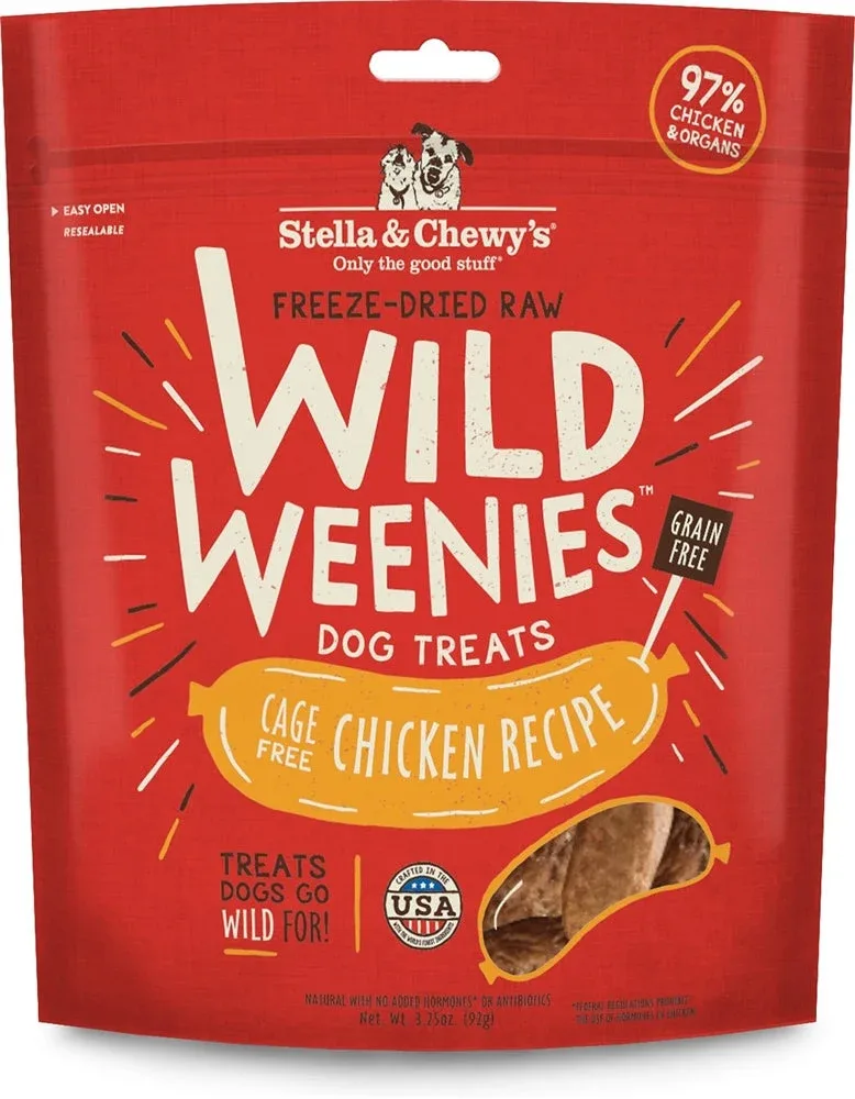 Stella & Chewy's Dog Freeze-Dried Weenie Chicken 3.25 oz