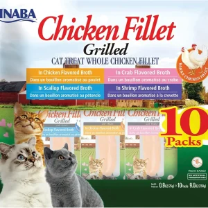 Inaba Chicken Fillet Grilled Variety Pack Assorted .9 oz. 10 ct