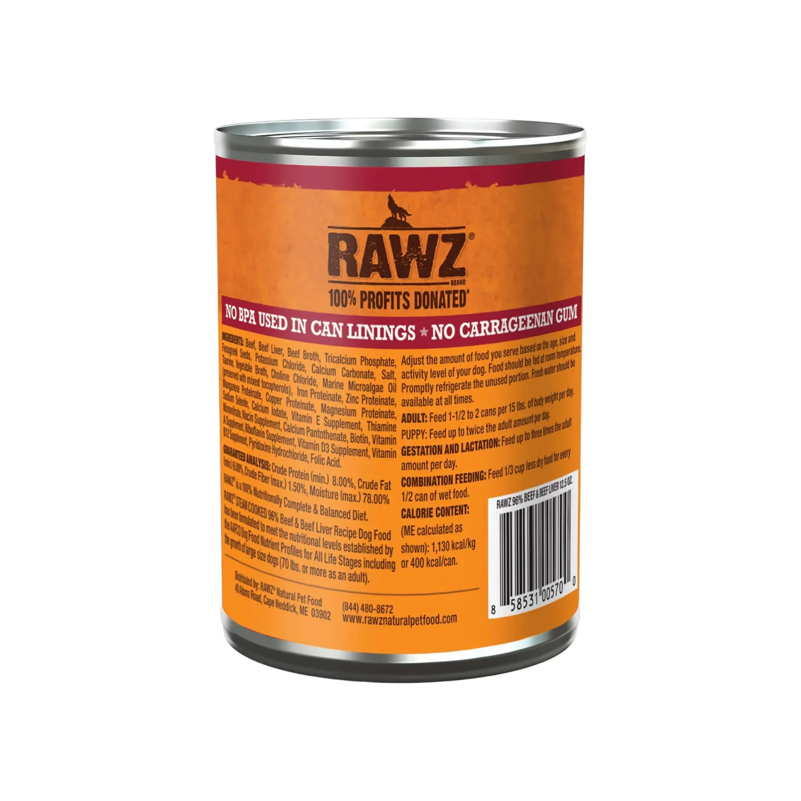 RAWZ 96% High Meat Formula Wet Dog Food - Image 2