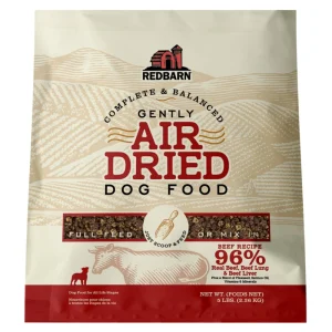 Redbarn Pet Products Complete & Balanced Air Dried Dog Food Beef, 5 lb