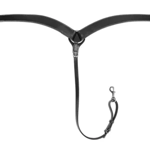 TuffRider Western Contoured Roper Breast Collar - Leather Horse Breast Collar with Shoulder Relief Design