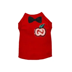 The Apple of My Eye - Crystal Beaded Dog Shirt & Dress by Bark Fifth Avenue