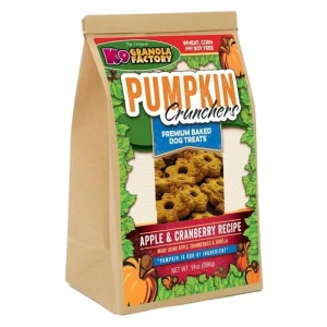 K9 Granola Factory Pumpkin Crunchers Dog Biscuits Apple &, Cranberry, 14 oz