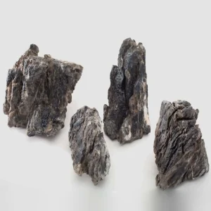 CaribSea Mountain Stone Freshwater Rock, Black, Grey, 25 lb