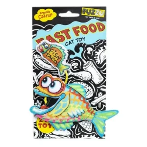 Fuzzu Fast Cat Food - Fish and Taco Cat Toy